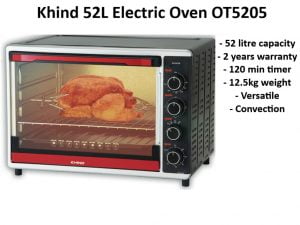 Khind 52 Litre Electric Oven