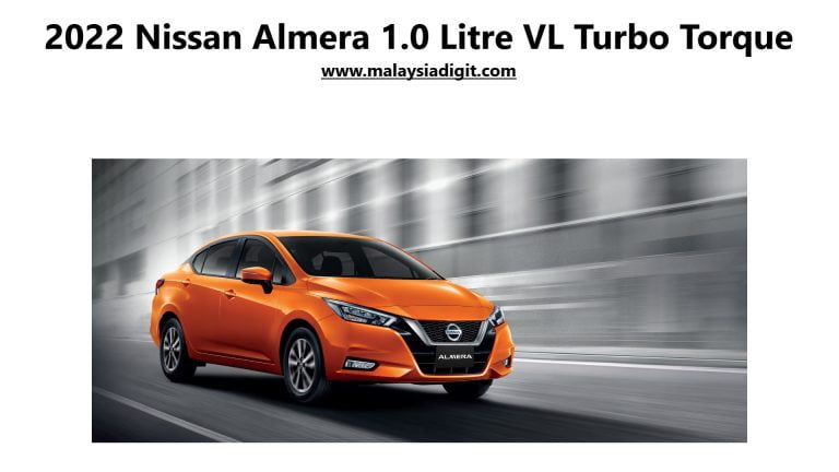 2022 Nissan Almera 1.0 Litre VL Turbo Torque