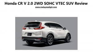 Honda CR V 2.0 2WD SOHC VTEC SUV Review