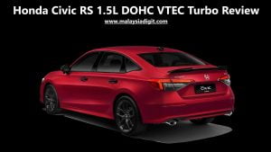 Honda Civic RS 1.5L DOHC VTEC Turbo Review