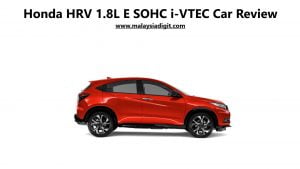 Honda HRV 1.8L E SOHC i-VTEC Car Review