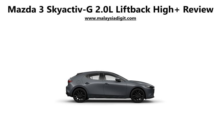 Mazda 3 Skyactiv-G 2.0L Liftback High Plus Review