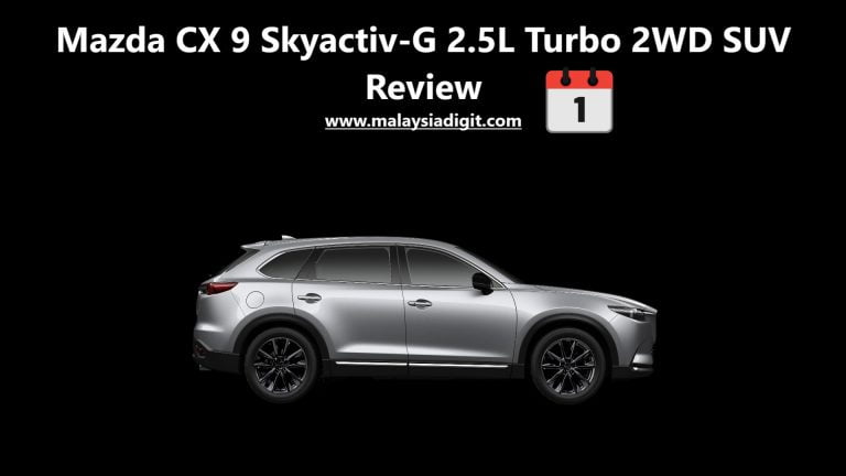 Mazda CX 9 Skyactiv-G 2.5L Turbo 2WD SUV Review