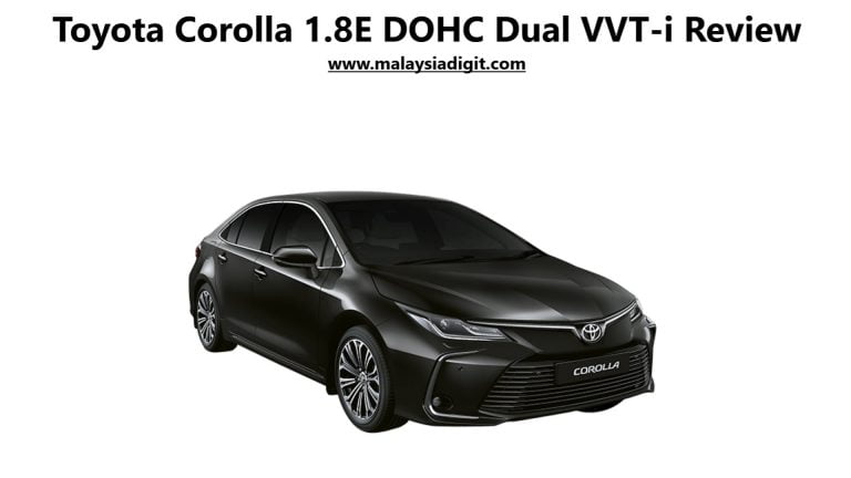 Toyota Corolla 1.8E DOHC Dual VVT-i Review