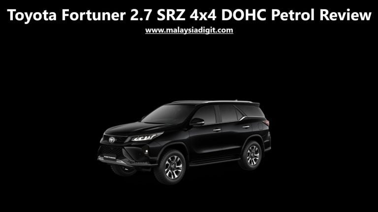 Toyota Fortuner 2.7 SRZ 4x4 DOHC Petrol Review