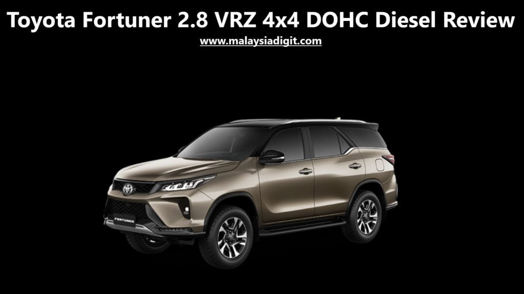 Toyota Fortuner 2.8 VRZ 4x4 DOHC Diesel Review