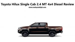 Toyota Hilux Single Cab 2.4 MT 4x4 Diesel Review