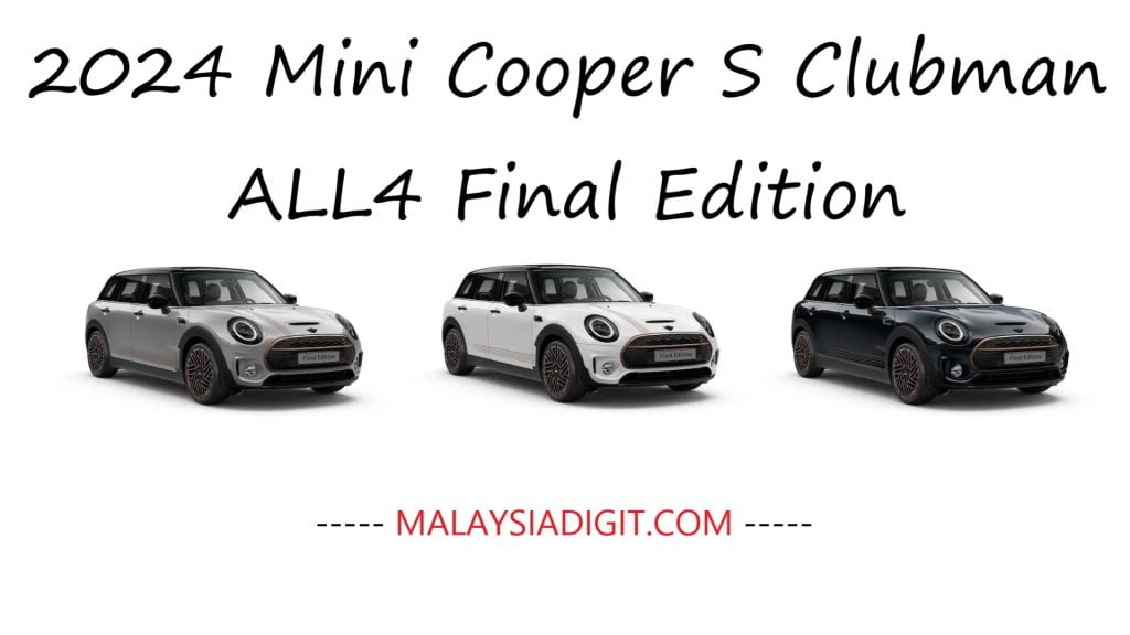 2024 Mini Cooper S Clubman ALL4 Final Edition