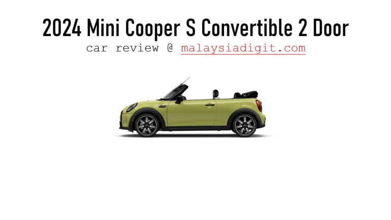 2024 Mini Cooper S Convertible 2 Door car review