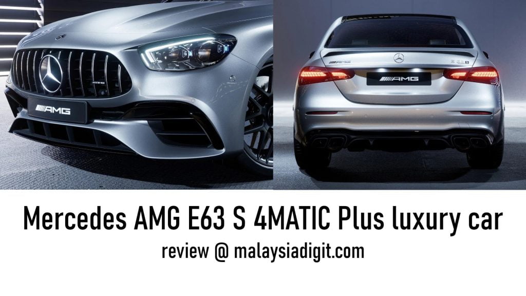 Mercedes AMG E63 S 4MATIC Plus luxury car review