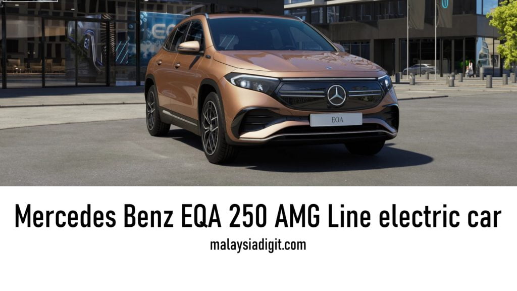 Mercedes Benz EQA 250 AMG Line electric car