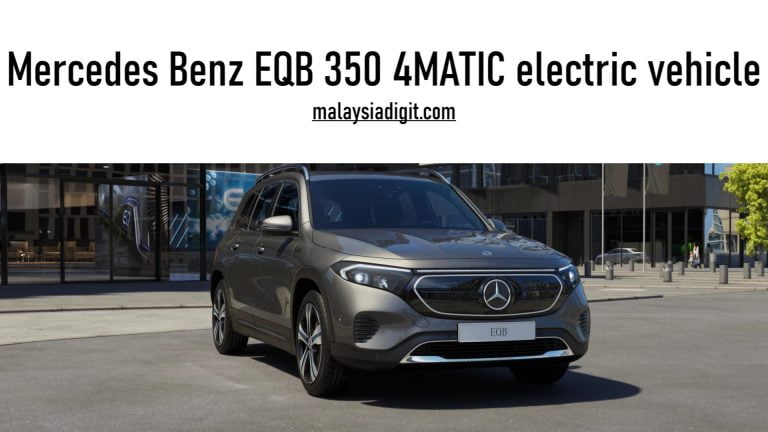 Mercedes Benz EQB 350 4MATIC electric vehicle