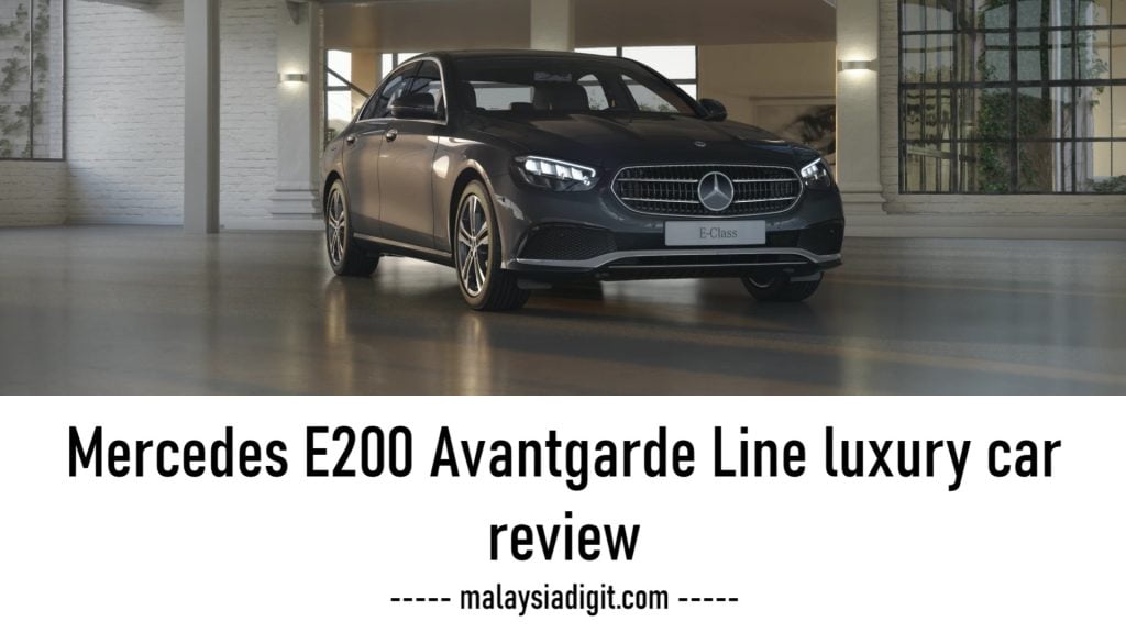 Mercedes E200 Avantgarde Line luxury car review