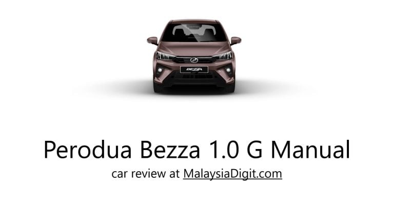 Perodua Bezza 1.0 G Manual car review