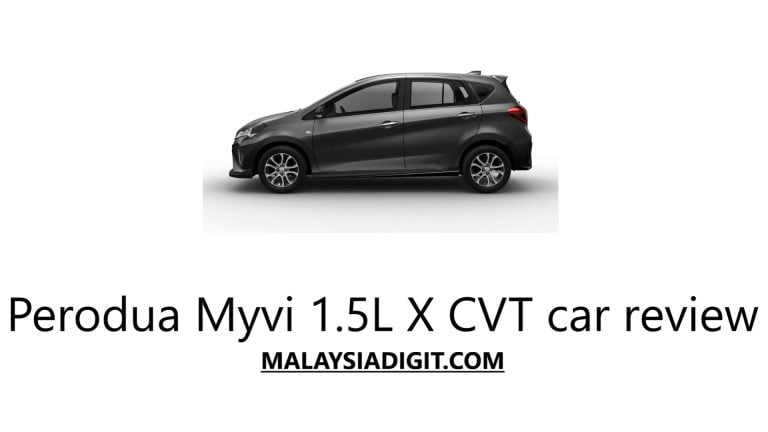 Perodua Myvi 1.5L X CVT car review