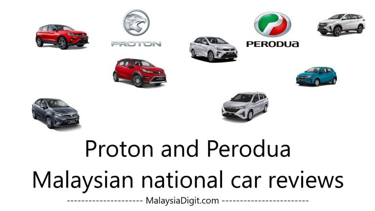 Proton and Perodua Malaysian national car reviews