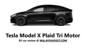 Tesla Model X Plaid Tri Motor EV car review