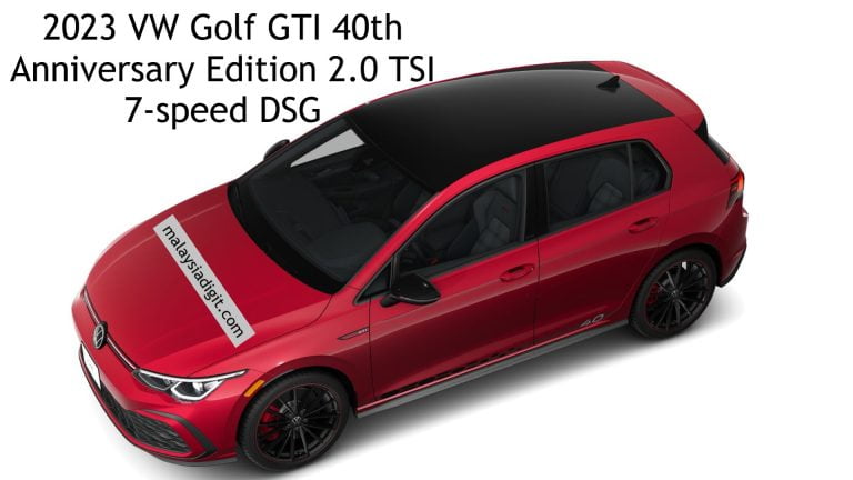 2023 VW Golf GTI 40th Anniversary Edition 2.0 TSI 7-speed DSG