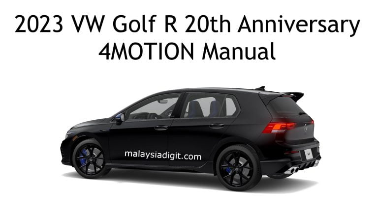 2023 VW Golf R 20th Anniversary 4MOTION Manual