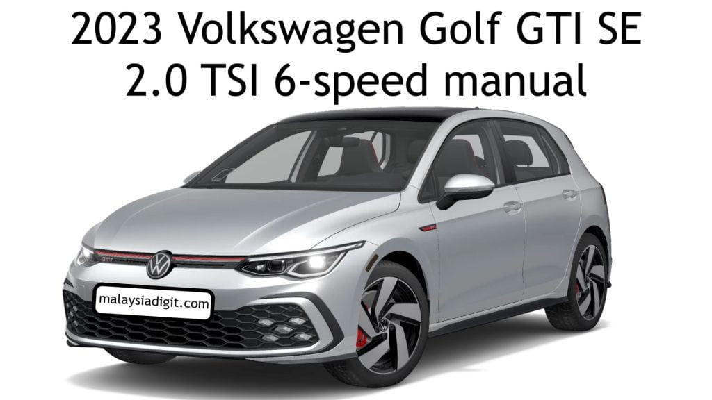 2023 Volkswagen Golf GTI SE 2.0 TSI 6-speed manual