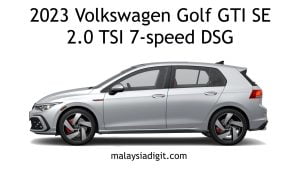 2023 Volkswagen Golf GTI SE 2.0 TSI 7-speed DSG