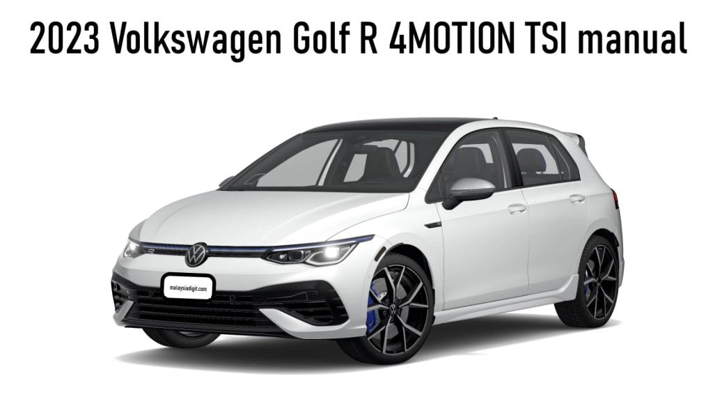 2023 Volkswagen Golf R 4MOTION TSI manual