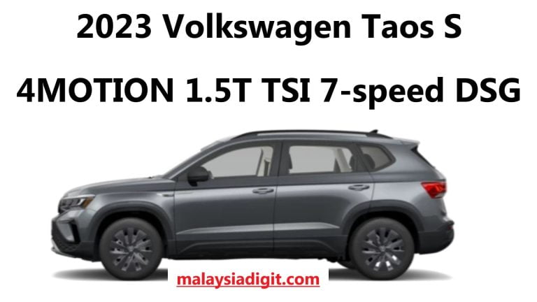 2023 Volkswagen Taos S 4MOTION 1.5T TSI 7-speed DSG