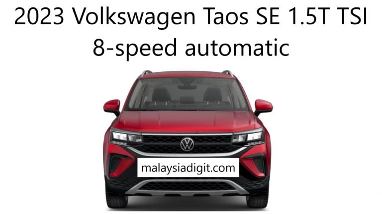 2023 Volkswagen Taos SE 1.5T TSI 8-speed automatic