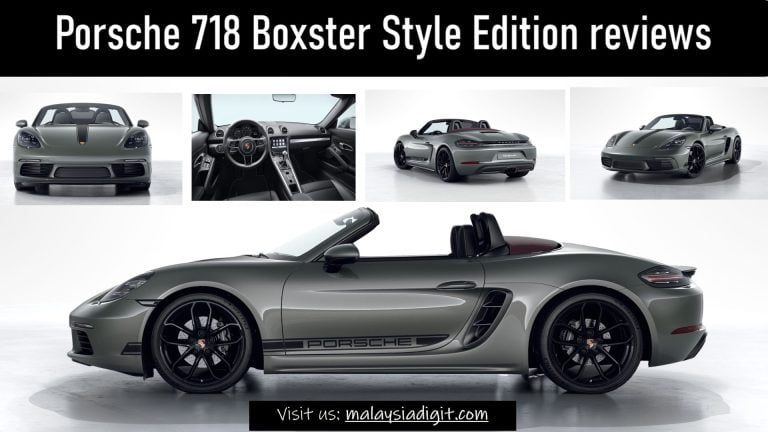 Porsche 718 Boxster Style Edition 170mph reviews