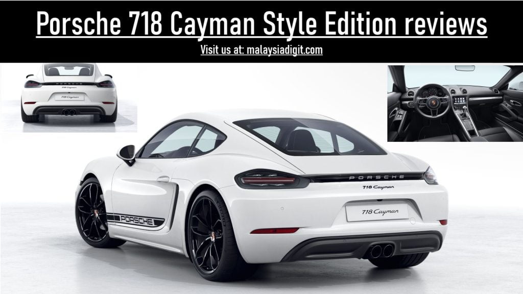 Porsche 718 Cayman Style Edition 300hp reviews