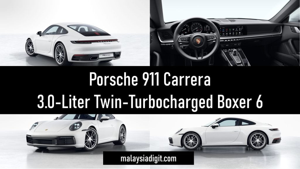 Porsche 911 Carrera 3.0-Liter Twin-Turbocharged Boxer 6