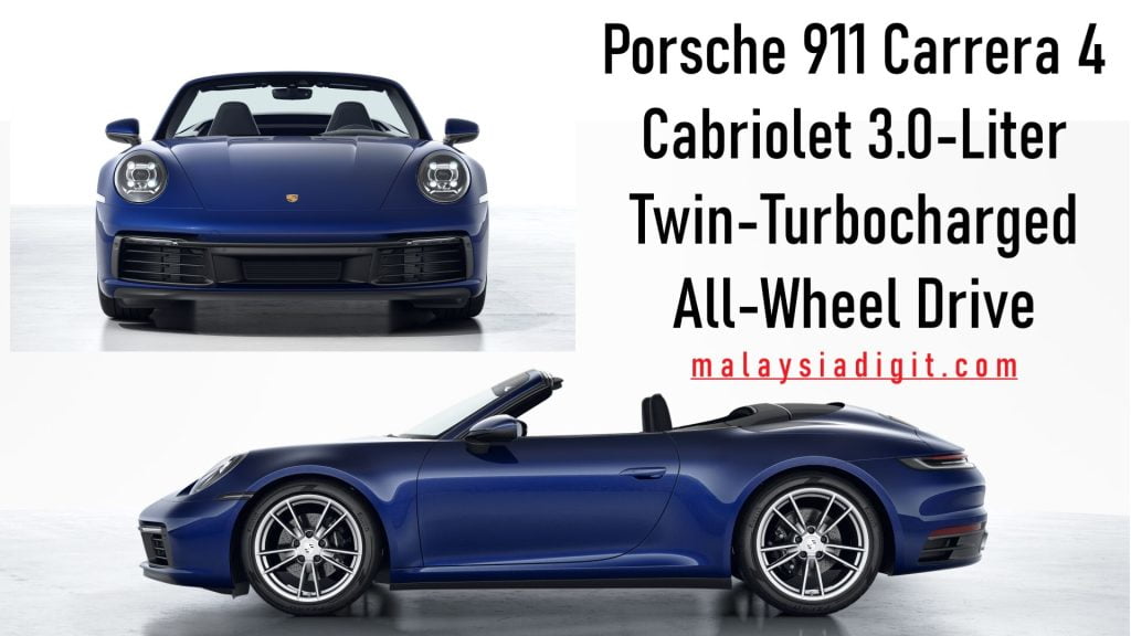 Porsche 911 Carrera 4 Cabriolet 3.0-Liter Twin-Turbocharged Boxer 6 All-Wheel Drive