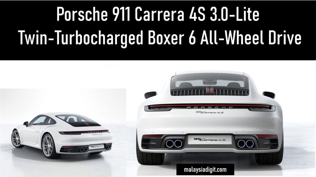 Porsche 911 Carrera 4S 3.0-Liter Twin-Turbocharged Boxer 6 All-Wheel Drive