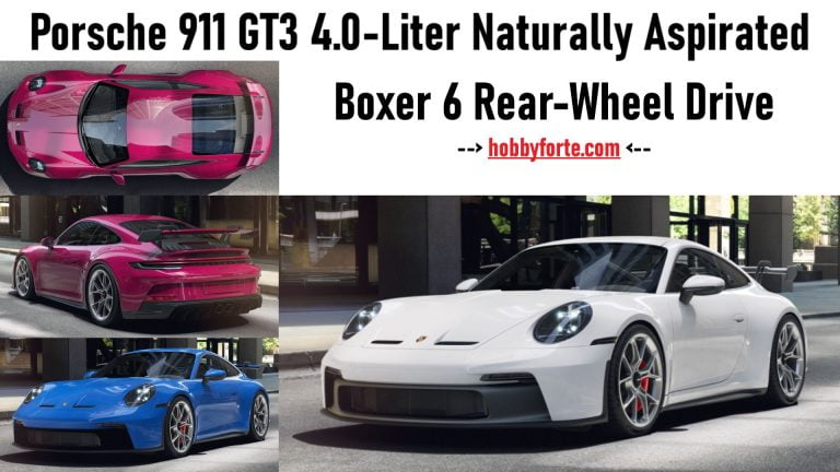 Porsche 911 GT3 4.0-Liter Naturally Aspirated Boxer 6 Rear-Wheel Drive