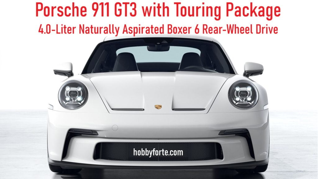 Porsche 911 GT3 with Touring Package 4.0-Liter Naturally Aspirated Boxer 6 Rear-Wheel Drive