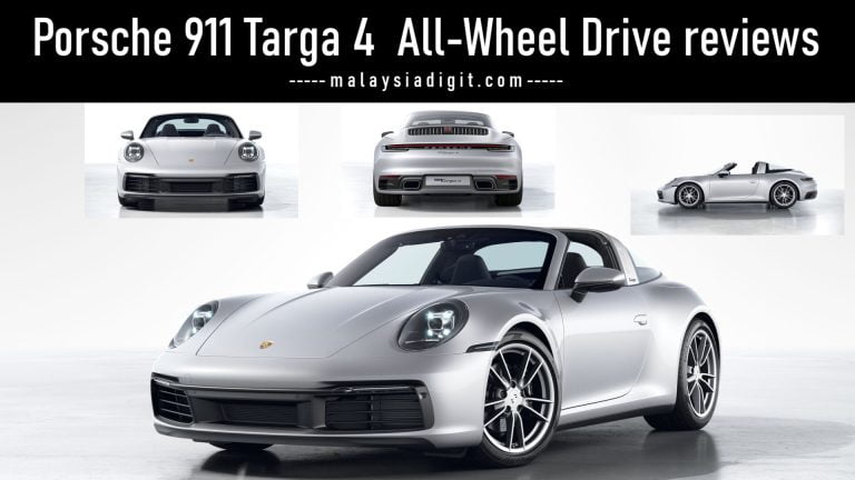 Porsche 911 Targa 4 379hp 179mph All-Wheel Drive sport car reviews