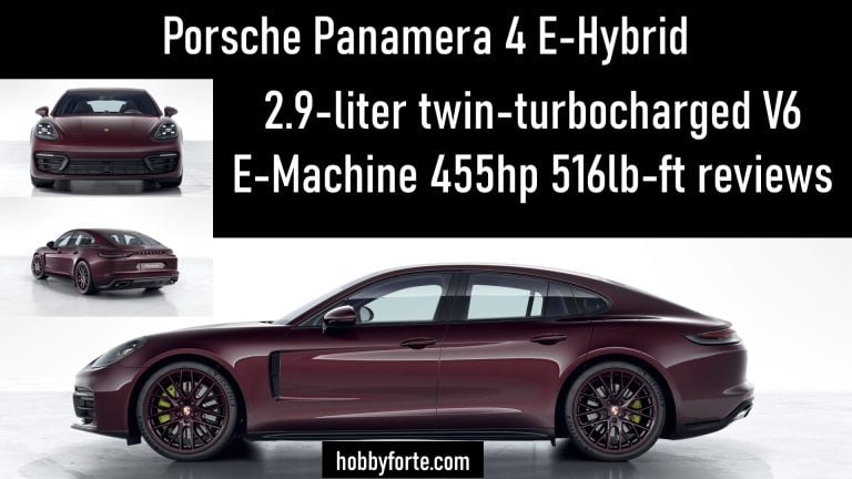 Porsche Panamera 4 E-Hybrid 2.9-liter twin-turbocharged V6 E-Machine 455hp 516lb-ft reviews