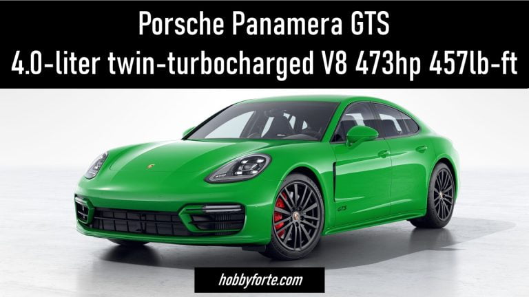 Porsche Panamera GTS 4.0-liter twin-turbocharged V8 473hp 457lb-ft