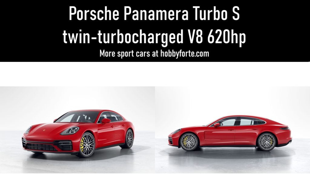 Porsche Panamera Turbo S twin-turbocharged V8 620hp