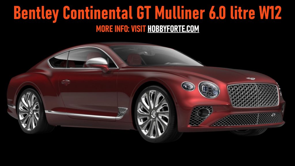 Bentley Continental GT Mulliner 6.0 litre W12 engine