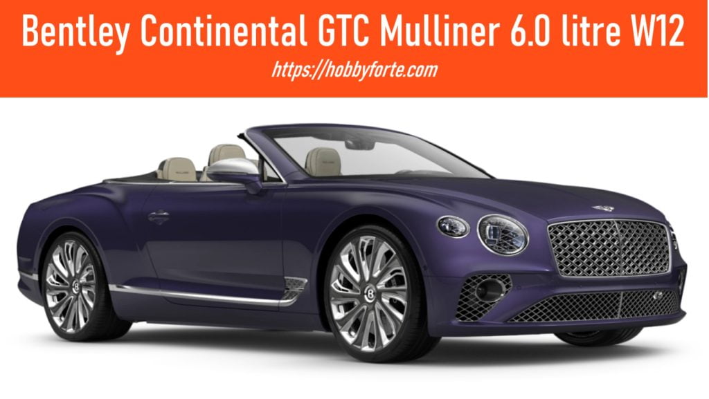 Bentley Continental GTC Mulliner 6.0 litre W12