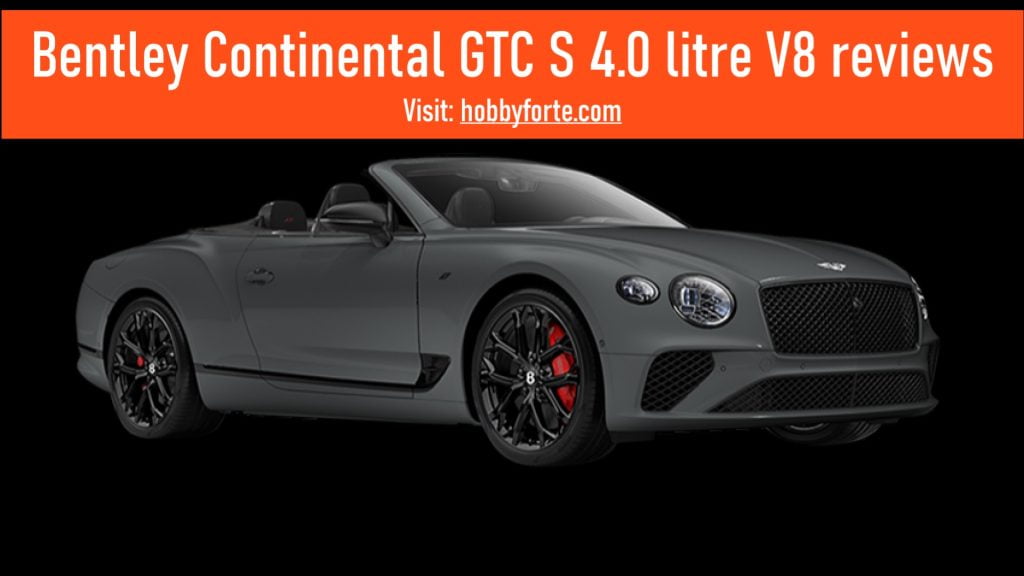 Bentley Continental GTC S 4.0 litre V8 reviews