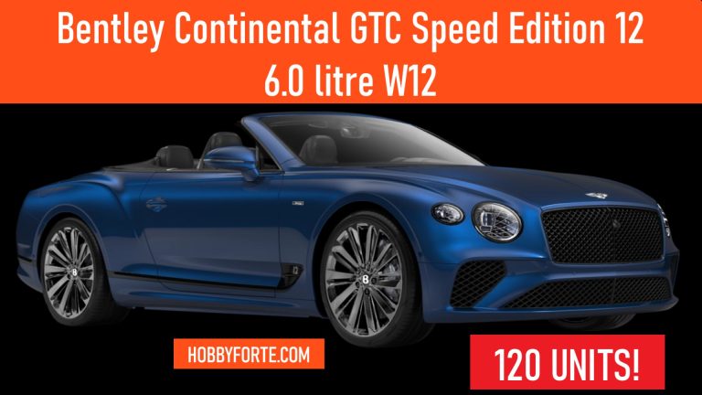 Bentley Continental GTC Speed Edition 12 6.0 litre W12