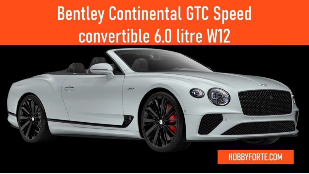 Bentley Continental GTC Speed convertible 6.0 litre W12