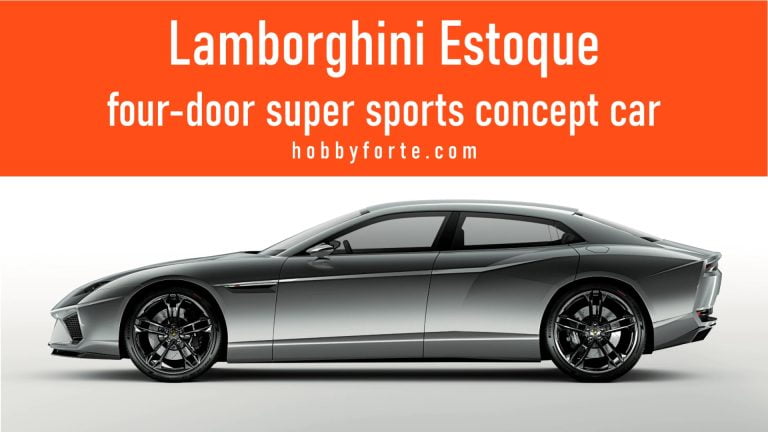 Lamborghini Estoque four-door super sports concept car