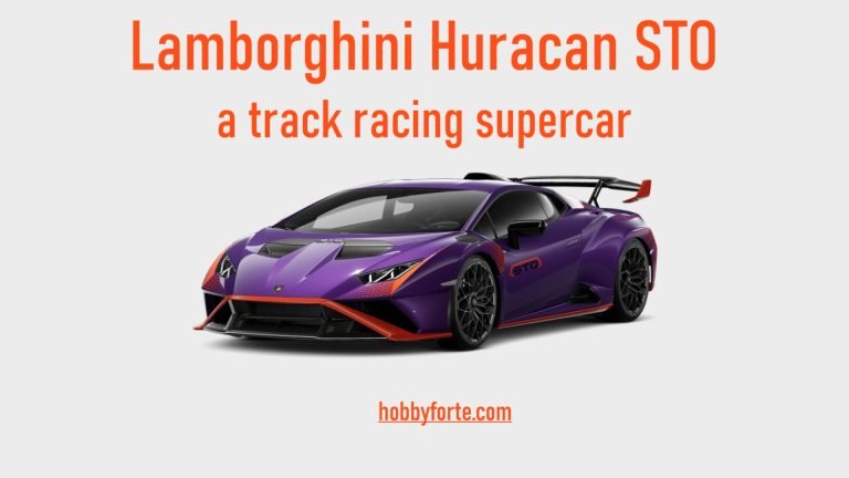 Lamborghini Huracan STO a track racing supercar