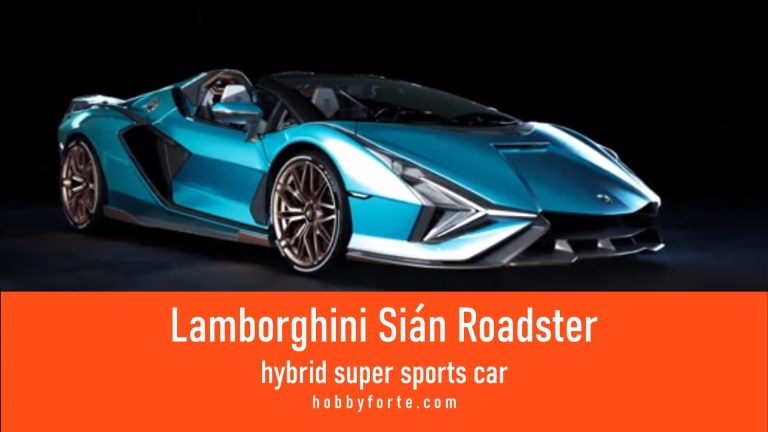 Lamborghini Sián Roadster hybrid super sports car