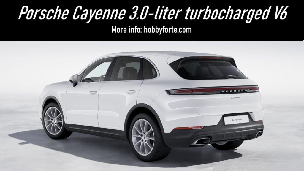 Porsche Cayenne 3.0-liter turbocharged V6 348 hp