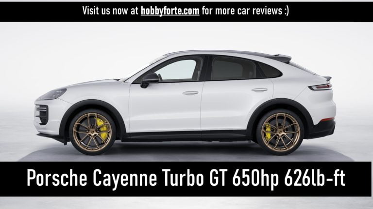 Porsche Cayenne Turbo GT 650hp 626lb-ft torque