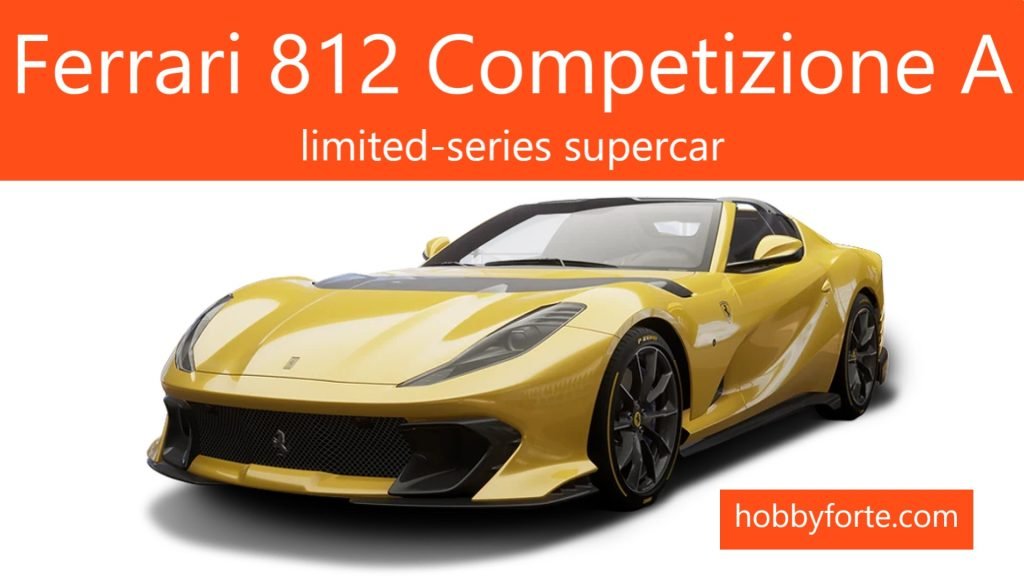 Ferrari 812 Competizione A limited-series supercar